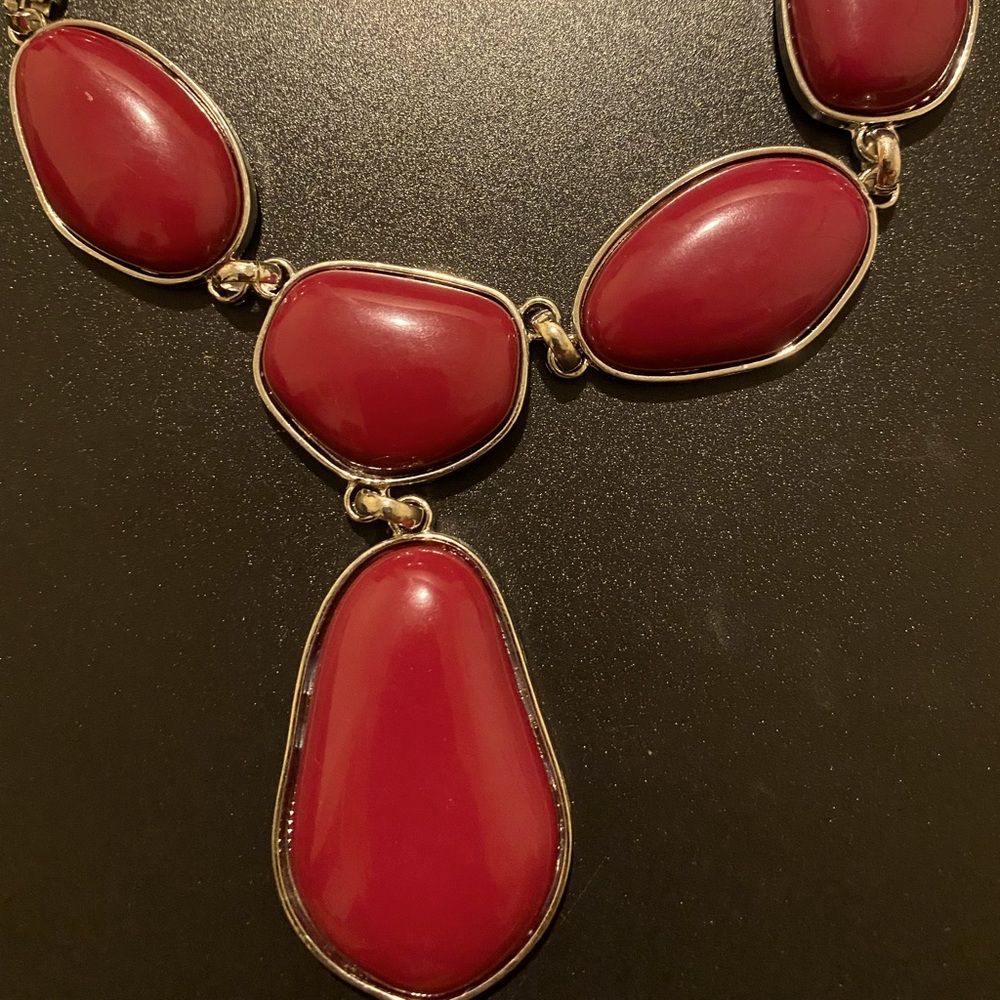 Princess Length Raspberry Necklace